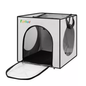 FUNADD Pet Bath Drying Box - Skládací sušicí box pro zvířata do 5kg (šedý) TopTechnology