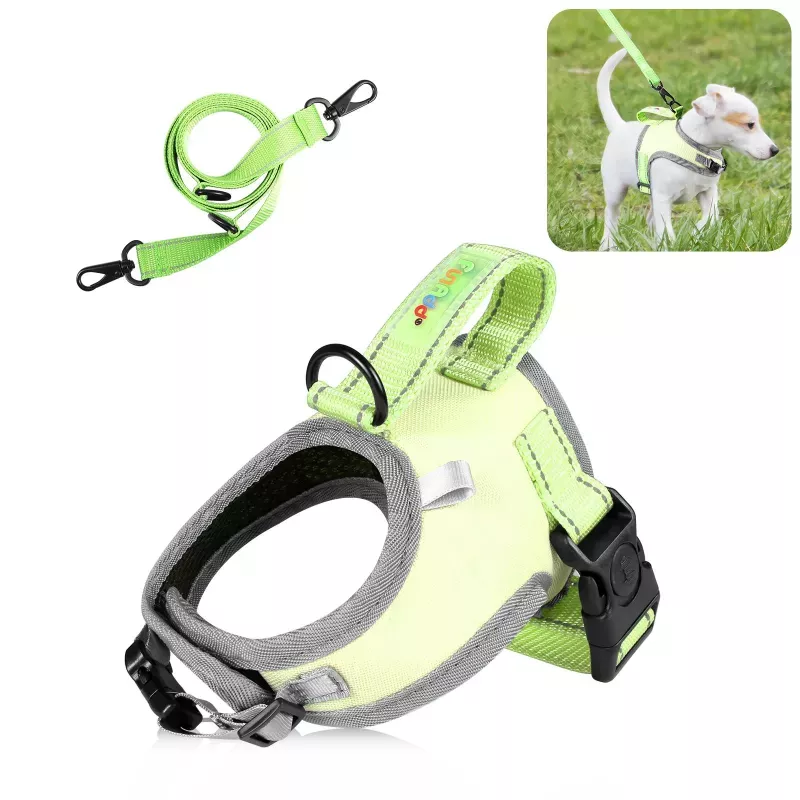 FunAdd Reflexní Nylonový Hrudní Popruh pro Psy, Velikost: S (Zelený) TopTechnology