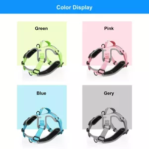 FunAdd Reflexní nylonový postroj pro psy, velikost M (růžový) TopTechnology