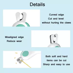 Zastřihovače nehtů pro domácí zvířata s LED světlem (modré) TopTechnology Zastřihovače nehtů pro domácí zvířata s LED světlem (modré) TopTechnology