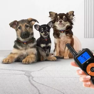 Smart elektronické dálkové ovládání pro výcvik psů - vodotěsný zastavovač štěkání (pro jednoho psa, červený)