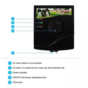 Systém elektrického oplocení W-227 pro psy a kočky TopTechnology Systém elektrického oplocení W-227 pro psy a kočky TopTechnology