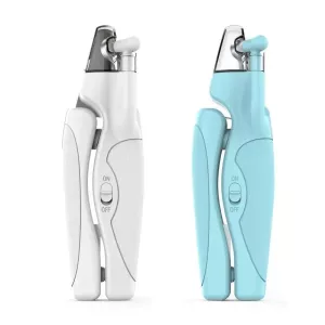 Pet LED Light Nail Trimmer - Bezpečný zastřihovač nehtů pro domácí mazlíčky (Bílý) TopTechnology