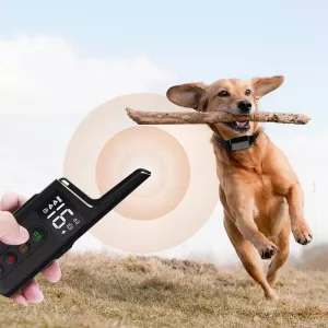Elektronický tréninkový obojek pro psy s dálkovým ovládáním, šokový sloupec