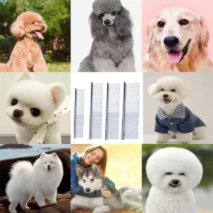 Hřeben pro domácí zvířata z nerezové oceli, velikost XS TopTechnology Hřeben pro domácí zvířata z nerezové oceli, velikost XS TopTechnology