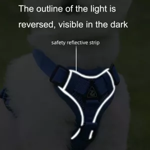 HT-864 Reflexní prodyšný hrudní popruh pro psa, velikost: XL (šedý) TopTechnology HT-864 Reflexní prodyšný hrudní popruh pro psa, velikost: XL (šedý) TopTechnology