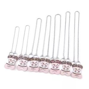 Obojek pro psy - kovový řetěz, délka 35 cm (stříbrný) TopTechnology Obojek pro psy - kovový řetěz, délka 35 cm (stříbrný) TopTechnology