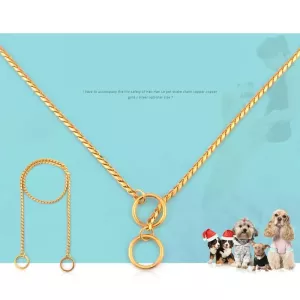 Obojek pro psy - kovový řetěz, délka 35 cm (stříbrný) TopTechnology Obojek pro psy - kovový řetěz, délka 35 cm (stříbrný) TopTechnology