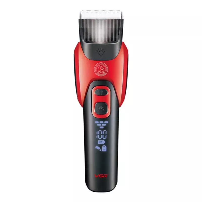 VGR V-208 Profesionální elektrický stříhací strojek pro domácí zvířata (Červený) TopTechnology