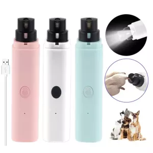 Pet Fully Automatic Nail Grinder with LED Light - 2nd Generation White TopTechnology