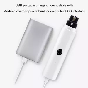 Pet Fully Automatic Nail Grinder with LED Light - 2nd Generation White TopTechnology