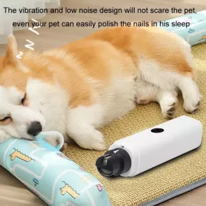 Pet Fully Automatic Nail Grinder with LED Light - 2nd Generation White TopTechnology