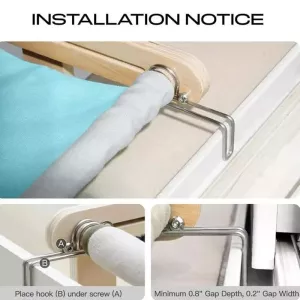 Dřevěná kočičí houpací síť na balkon - Šedá s oranžovou TopTechnology Dřevěná kočičí houpací síť na balkon - Šedá s oranžovou TopTechnology