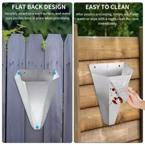 Pevný kovový kužel pro zadržení drůbeže (DY1227) TopTechnology Pevný kovový kužel pro zadržení drůbeže (DY1227) TopTechnology