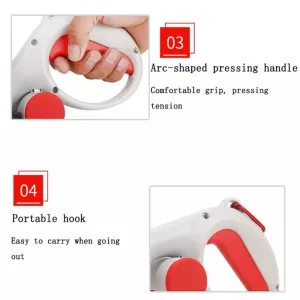 Přenosný sběrač zvířecího odpadu s odpadkovým sáčkem (černý) TopTechnology Přenosný sběrač zvířecího odpadu s odpadkovým sáčkem (černý) TopTechnology