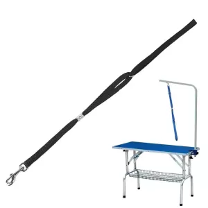 Pevné vodítko pro psy na vanu pro domácí zvířata, černé