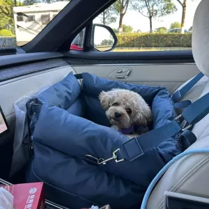 Odnímatelná a pratelná voděodolná a odolná psí postel do auta, rozměr: 50x45x40 cm (šedá) TopTechnology Odnímatelná a pratelná voděodolná a odolná psí postel do auta, rozměr: 50x45x40 cm (šedá) TopTechnology