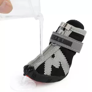 HCPET A1703 Neposuvné odolné boty pro domácí zvířata, velikost 5 (voděodolné růžové) TopTechnology