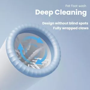 Pet Bath Cleaning Beauty Foot Wash Cup (Růžová Bílá) TopTechnology