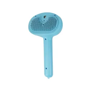 Pet Blue Light Antibacterial Spray Massage Knot Comb (Modrý)