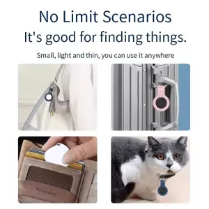 Mini Pet Smart Anti-lost Device Portable GPS Locator Bluetooth Tracker (Bílý) TopTechnology