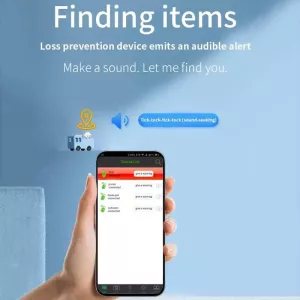 Mini Pet Smart Anti-lost Device Portable GPS Locator Bluetooth Tracker (Bílý) TopTechnology