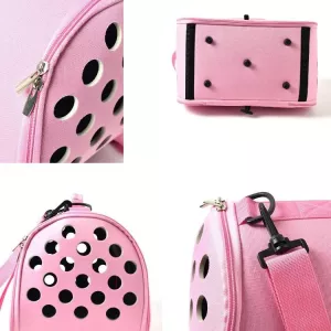 Přenosná prodyšná skládací taška pro domácí zvířata – Kočky a psi, rozměr: 43×25×26 cm (zelená) TopTechnology