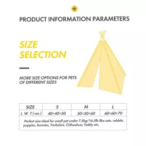 Bílý stan pro domácí mazlíčky pro malé a střední psy a kočky, skládací, s polštářem, velikost: malý 40×40×50cm TopTechnology Bílý stan pro domácí mazlíčky pro malé a střední psy a kočky, skládací, s polštářem, velikost: malý 40×40×50cm TopTechnology