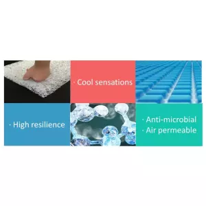 Letní podložka pro psy - Chladicí podložka, odnímatelný polštářek, 28*44*4 cm TopTechnology