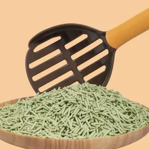 Lopatka na kočičí stelivo - nástroj na úklid exkrementů (šedá + zelená) TopTechnology