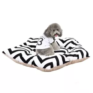Pet Tent Sleeping Mat Dog Bed - Velikost: Large 50cm (Černé pruhy) TopTechnology Pet Tent Sleeping Mat Dog Bed - Velikost: Large 50cm (Černé pruhy) TopTechnology