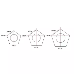 Pet Tent Sleeping Mat Dog Bed - Velikost: Large 50cm (Černé pruhy) TopTechnology Pet Tent Sleeping Mat Dog Bed - Velikost: Large 50cm (Černé pruhy) TopTechnology