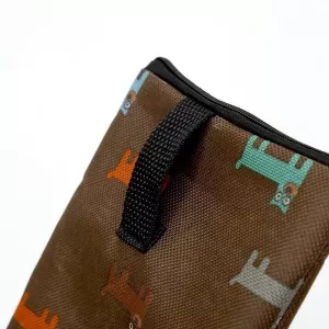 Pet Training Bag Outdoor Snack Bag Dog Food Waist Bag (Beige) TopTechnology