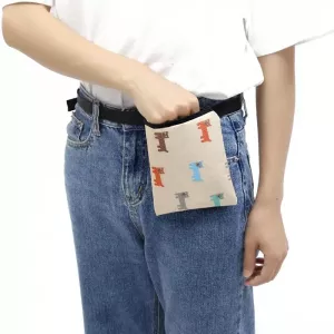 Pet Training Bag Outdoor Snack Bag Dog Food Waist Bag (Beige) TopTechnology