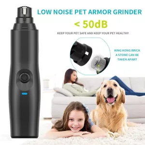 Elektrický zkracovač nehtů pro psy a kočky - přenosný set na úpravu drápků TopTechnology