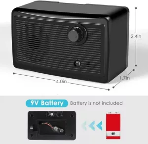 K9 Outdoor Ultrasonic Bark Stopper - zařízení na výcvik psů (černé) TopTechnology K9 Outdoor Ultrasonic Bark Stopper - zařízení na výcvik psů (černé) TopTechnology