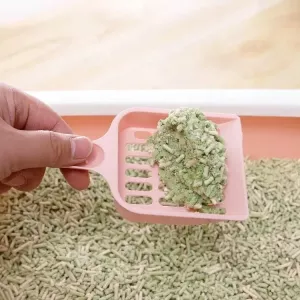 Kočičí lopatka na stelivo - malá, 19 cm, design z tofu (náhodná barva) TopTechnology