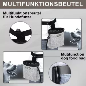 LDLC Outdoor Pet Snack Bag Oxford Cloth Reflective Dog Training Bag (Světle Růžová) TopTechnology