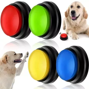 Pet Communication Button pro psy - nahrávací model (tmavě modrý) TopTechnology