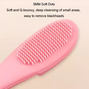 Hřebínek na čištění koček a psů - silikonový kartáč na čelist a zuby (zelený) TopTechnology