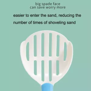 Pet Cat Litter Shovel - Nástroj na čištění kočičího záchodu (Hnědá + Oranžová) TopTechnology