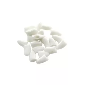 20 PCS Silikonové měkké chrániče nehtů pro kočky - velikost M (bílé) TopTechnology