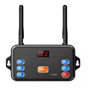 2v1 Bezdrátový plot pro psy s kontrolou štěkání - chytrý trenér psů, sada 1 pro 3 TopTechnology