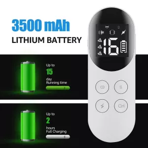 Inteligentní vodotěsný elektrický obojek pro domácí zvířata - ovládání na dálku (pro dva psy, černý) TopTechnology Inteligentní vodotěsný elektrický obojek pro domácí zvířata - ovládání na dálku (pro dva psy, černý) TopTechnology