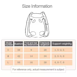 Batoh pro psy Front Pet Carrier, Velikost: L