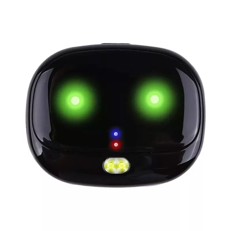 ReachFar RF-V47 Mini GPS sledovač pro domácí mazlíčky s LED světlem a silikonovým pouzdrem (Černý)