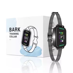 Color Screen Stop Bark Dog Trainer - Pomůcka proti štěkání (Bílá) TopTechnology