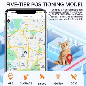 Real-Time GPS/WIFI Sledující SOS Elektronický Plotový Obojek pro Hospodářské Zvíře (Oranžový) TopTechnology Real-Time GPS/WIFI Sledující SOS Elektronický Plotový Obojek pro Hospodářské Zvíře (Oranžový) TopTechnology