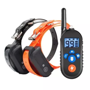 800m Elektronický vodotěsný obojek pro trénink psů - dálkové ovládání, EU zástrčka TopTechnology