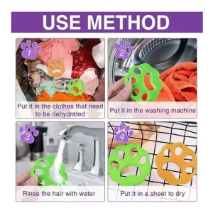 Odstraňovač chlupů z domácích zvířat do pračky, kulatý (OPP balení) TopTechnology